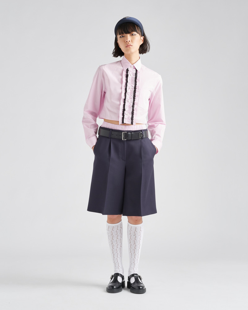 Prada Gabardine Bermuda shorts outlook