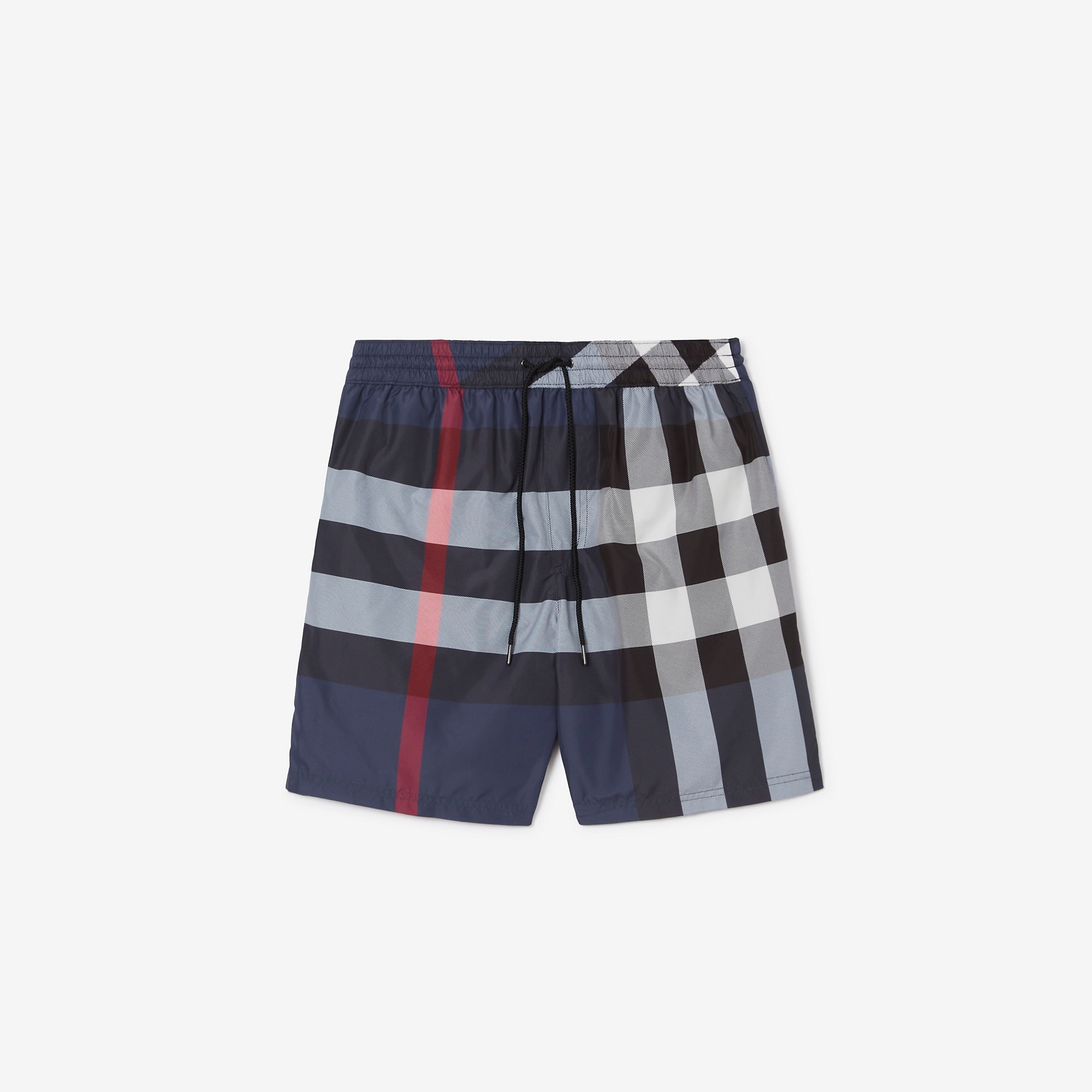 Check Drawcord Swim Shorts - 1