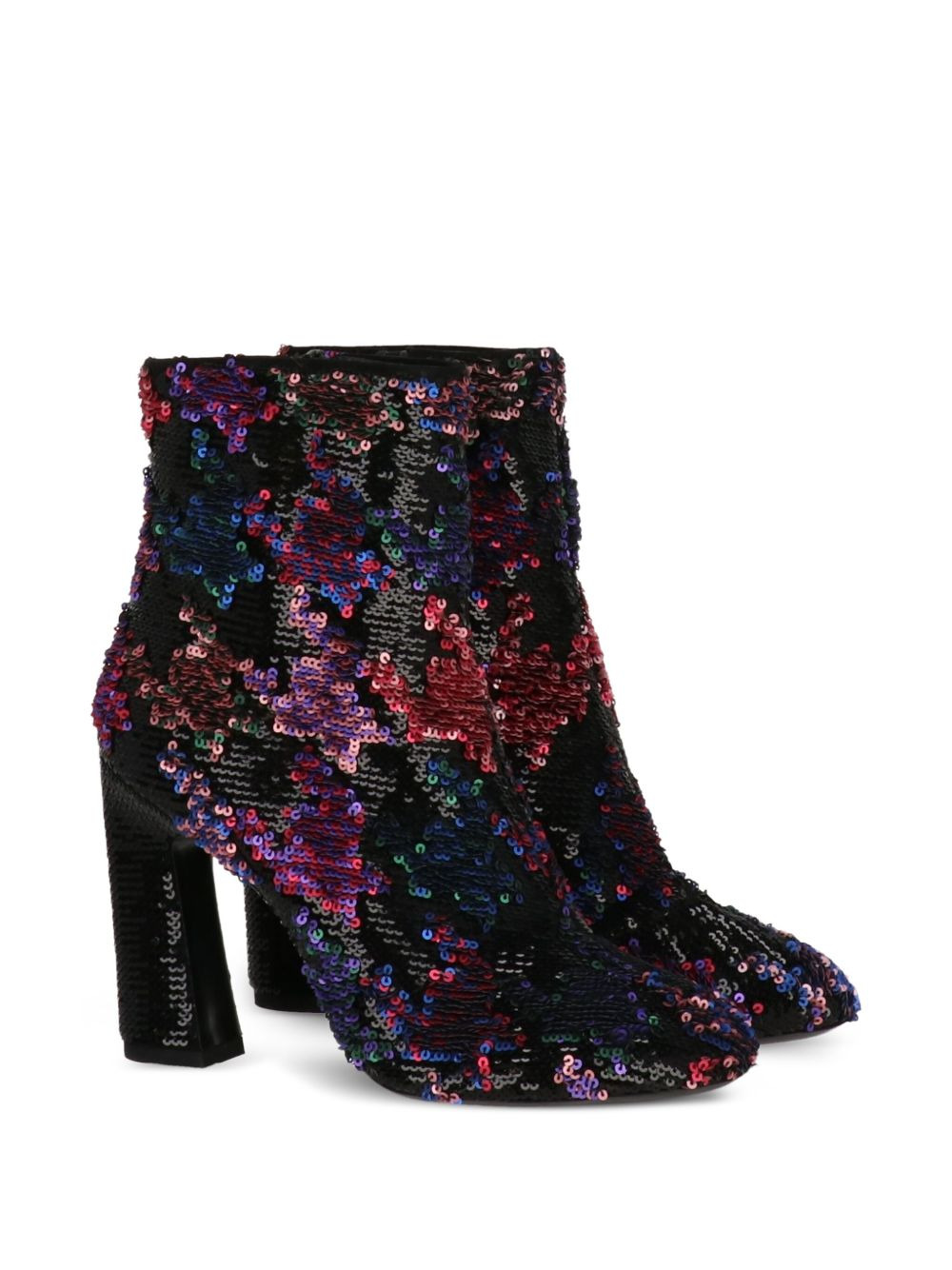 100mm sequin floral boots - 2