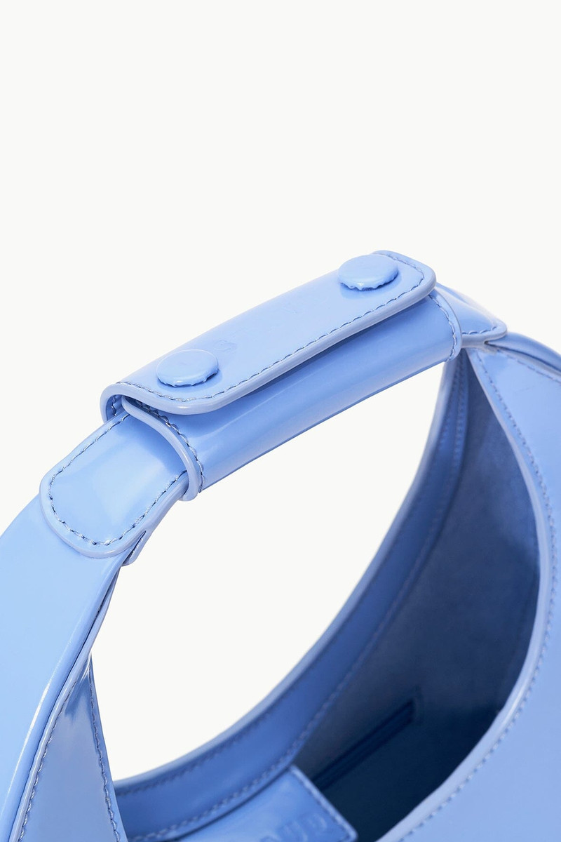 STAUD MINI MOON BAG BLUE HYDRANGEA 5