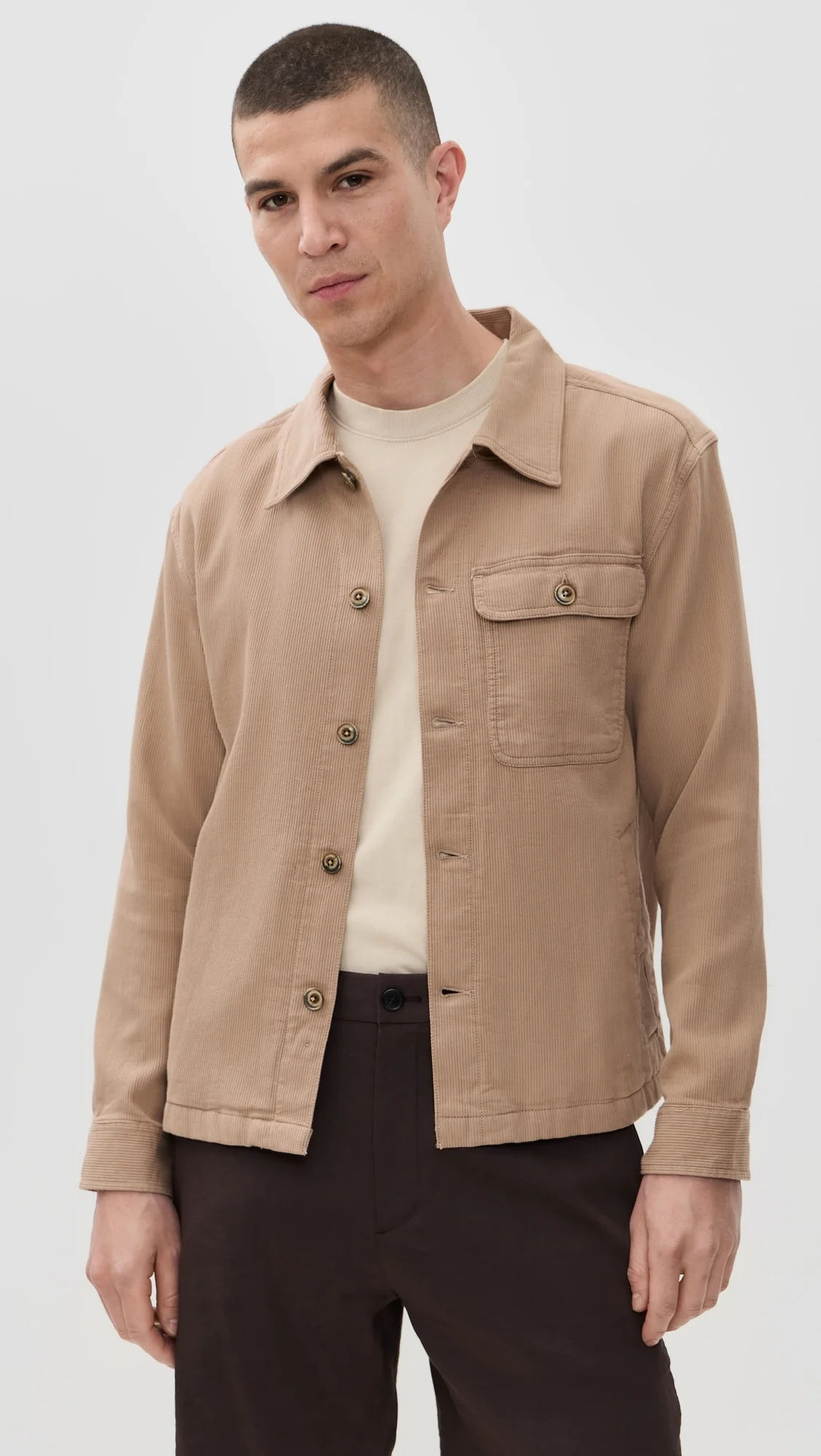 Bedford Corduroy Military Jacket - 1