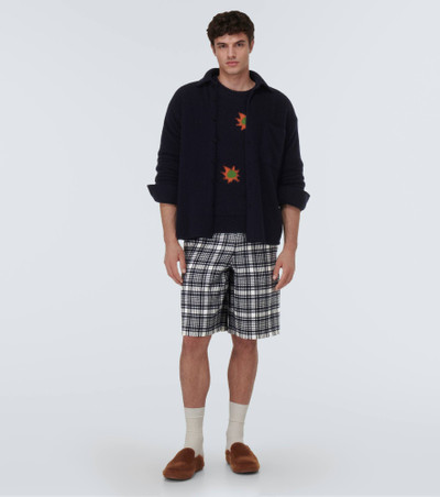 ZEGNA x The Elder Statesman wool and cashmere shorts outlook