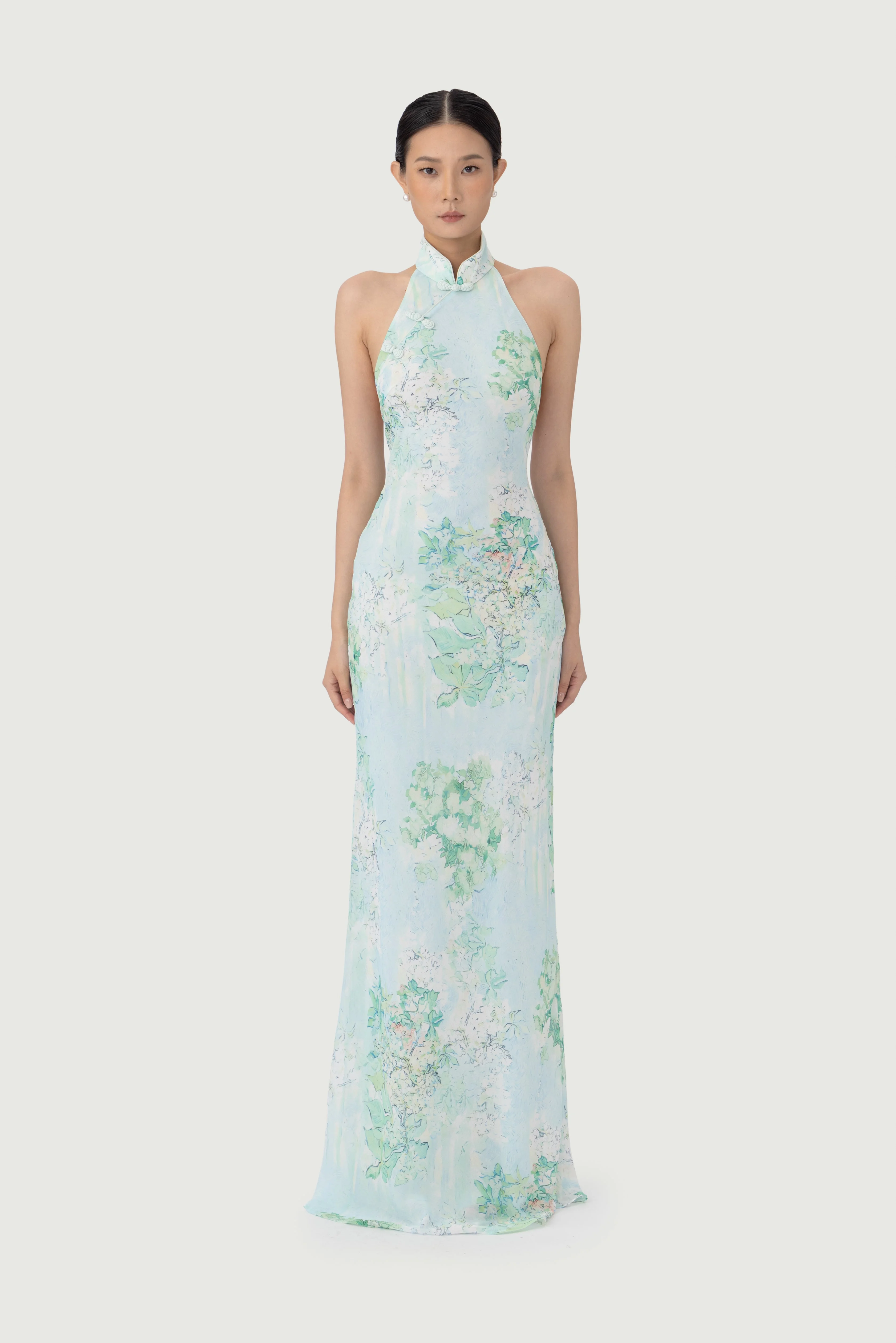 GILLIAN CHIFFON DRESS - 1