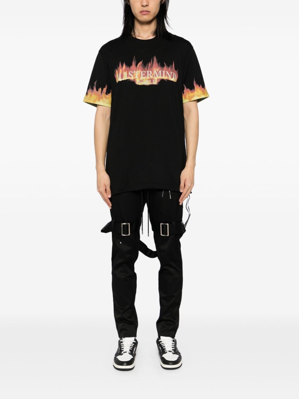logo-print skull T-shirt - 2