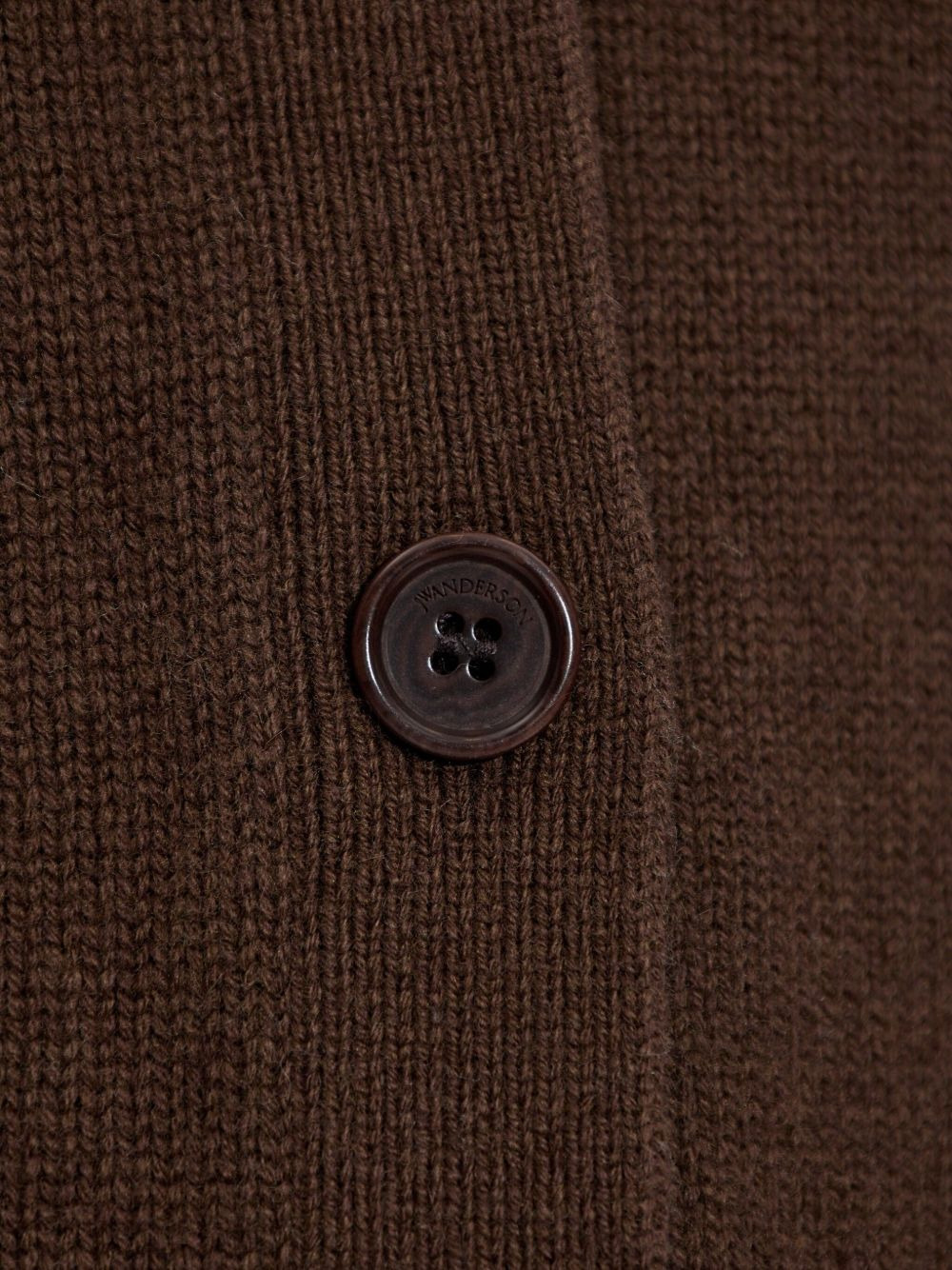button-front wool cardigan - 5