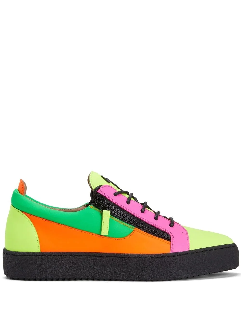 Frankie colourblock low-top sneakers - 1