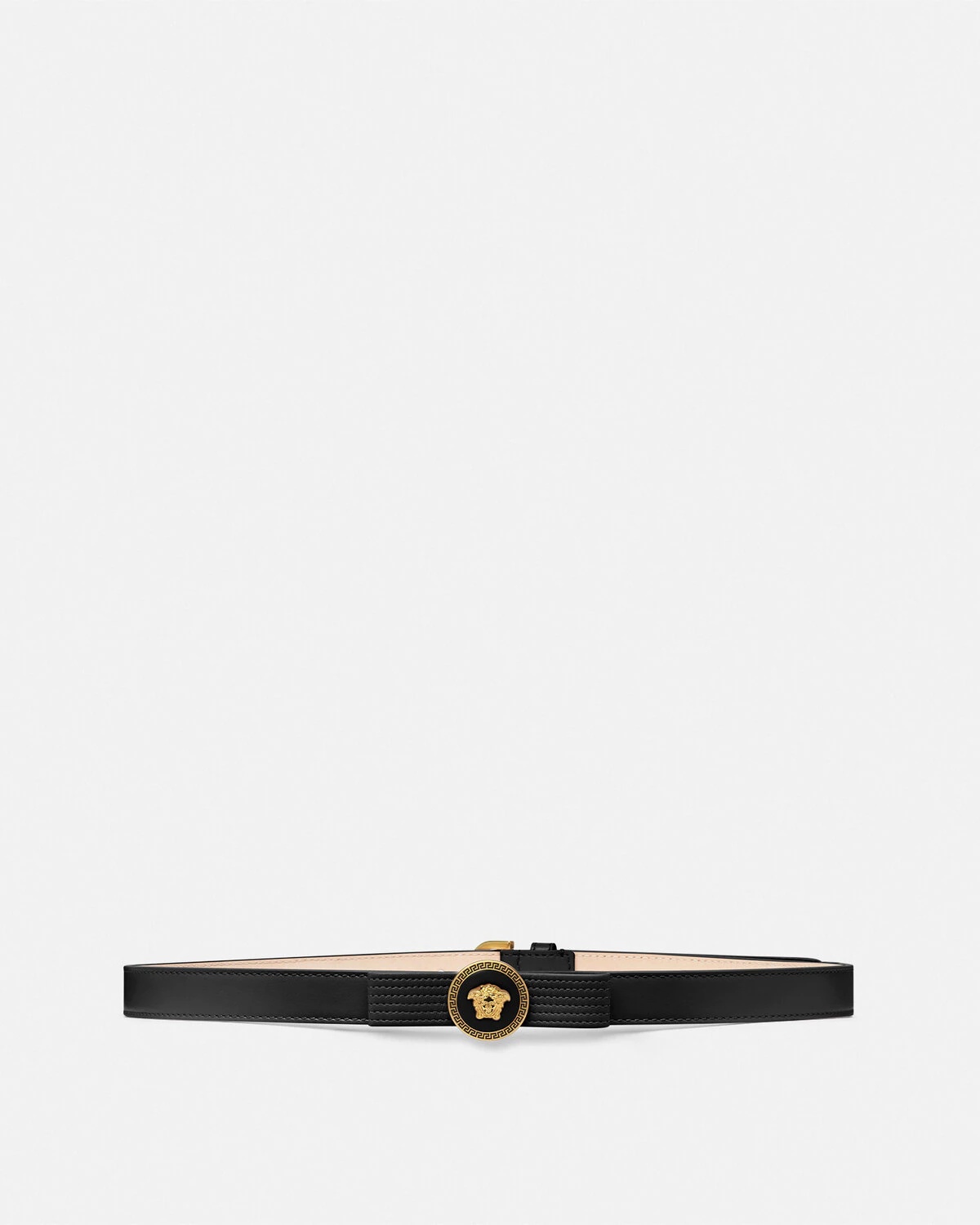 Gianni Ribbon Leather Belt 0.8" / 2 cm - 1