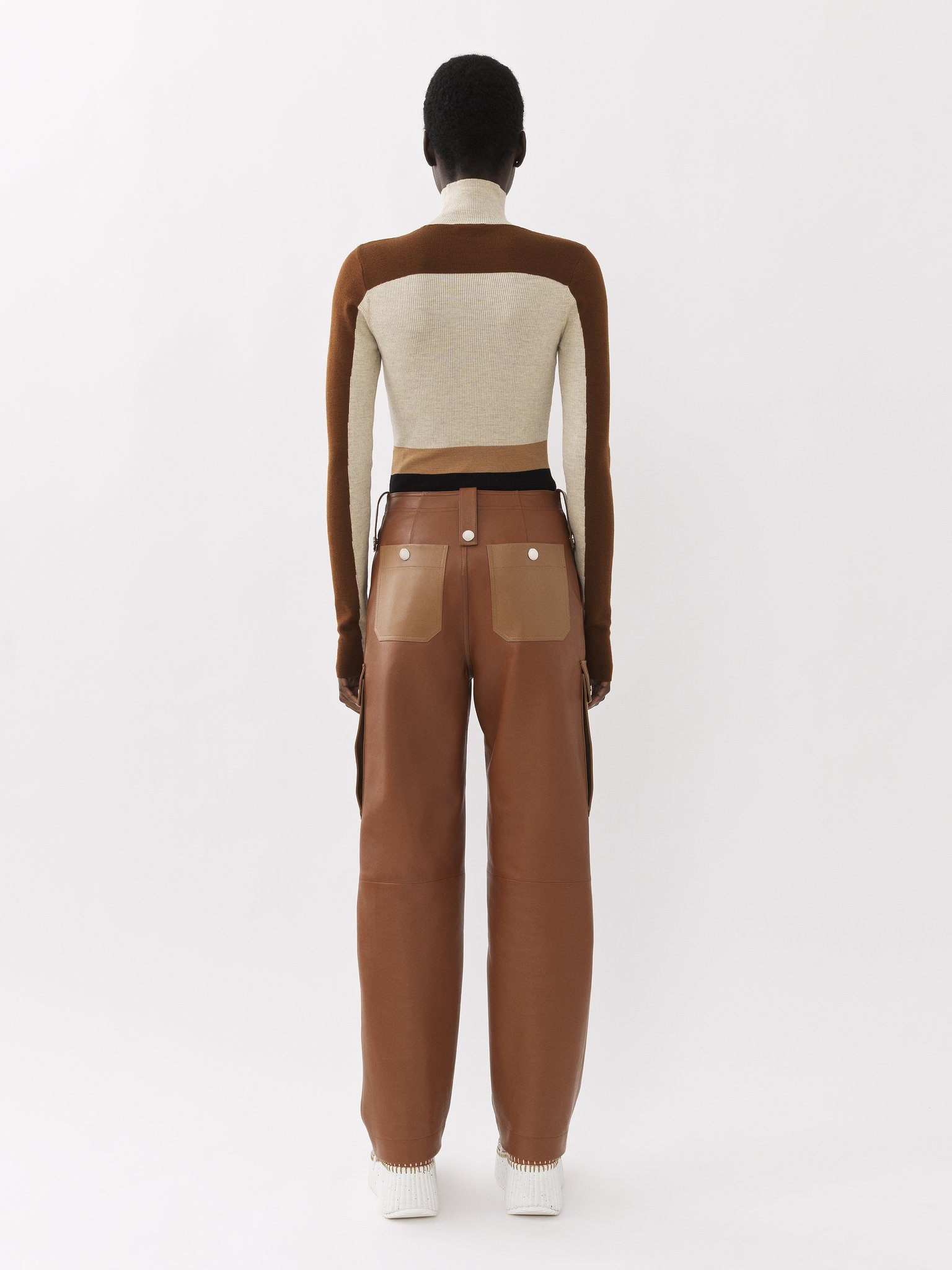 FITTED HIGH-NECK SWEATER - 6