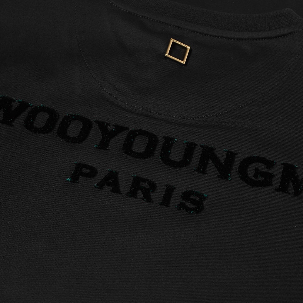 Wooyoungmi Tufting Back Logo Tee - 4