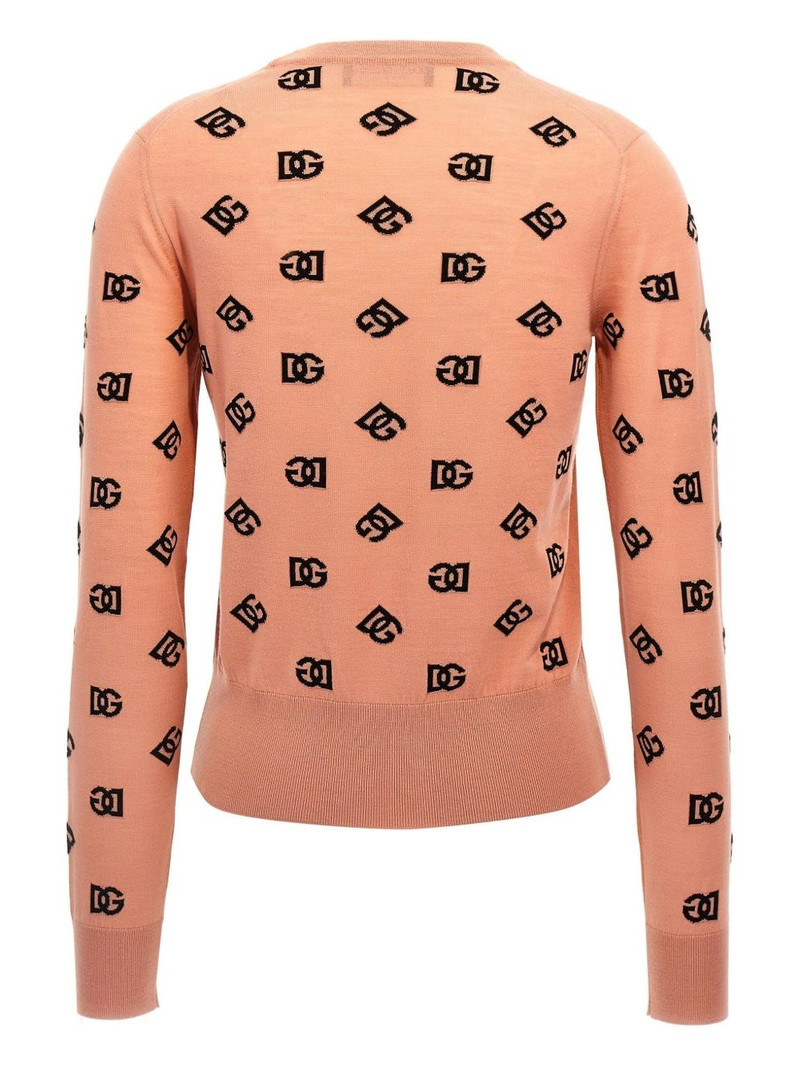 Dolce & Gabbana wool-silk logo jumper outlook