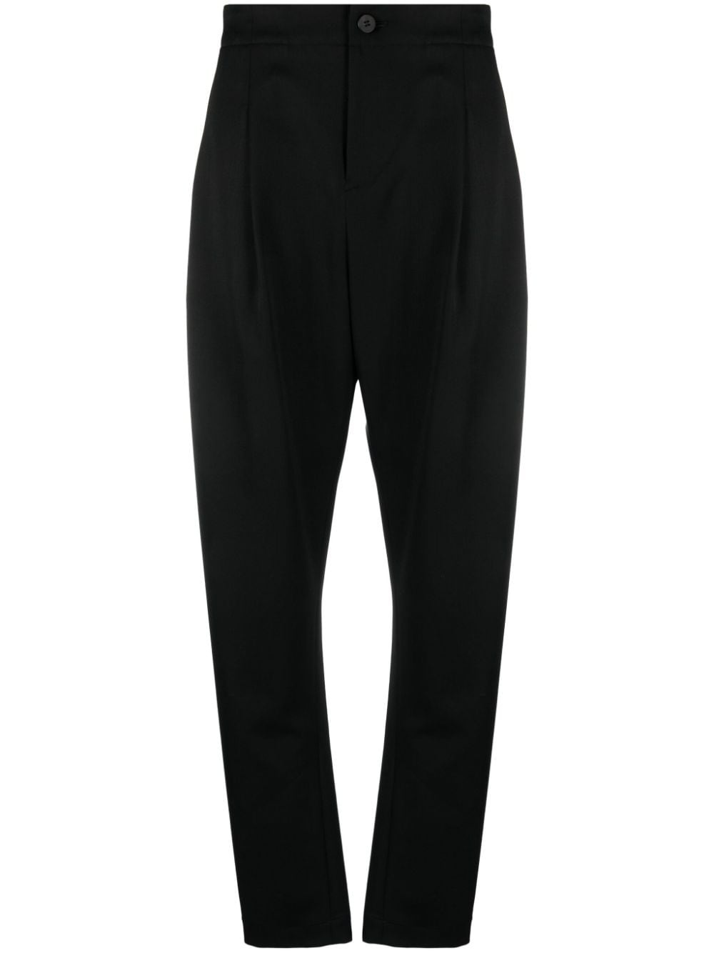 Wool Gabardine high-waist trousers - 1