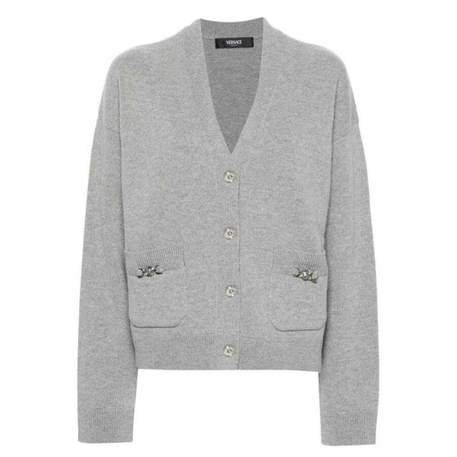 Versace Medusa 95 Knit Boxy Cardigan - 5