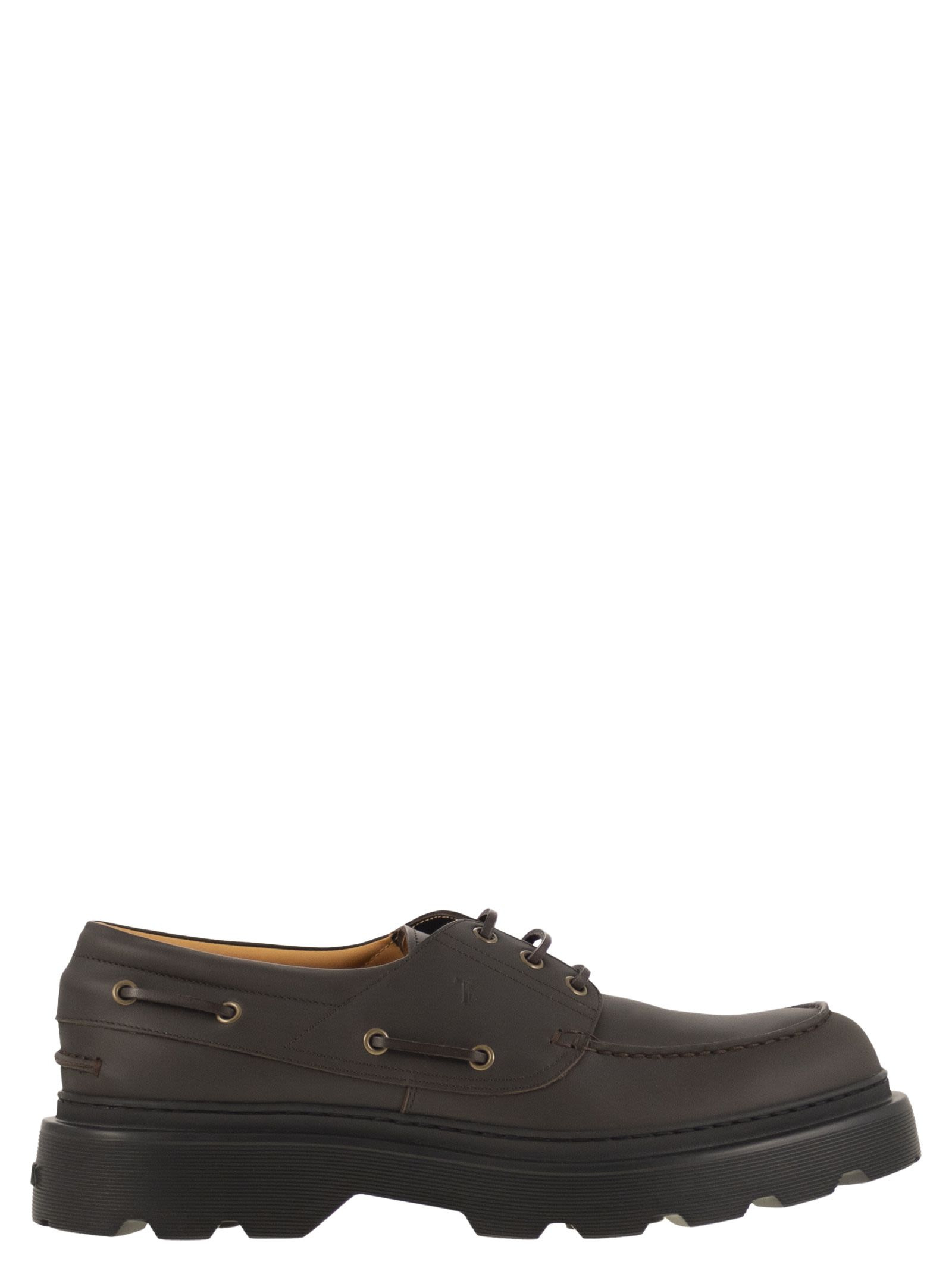 Tod's Men Leather Boat Shoe - 1