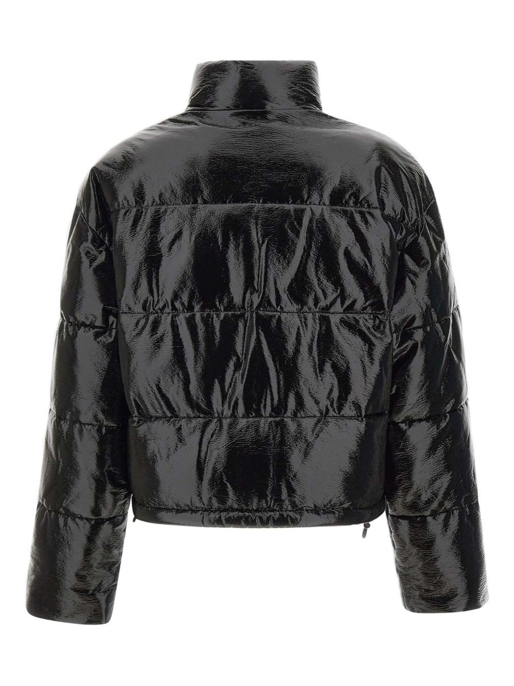 quilted stand-collar puffer jacket - 2
