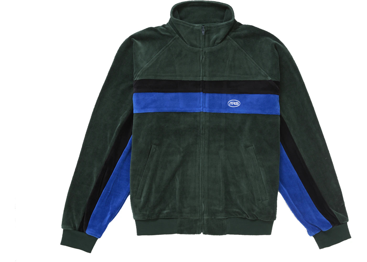 Supreme Martine Rose Velour Track Jacket Green - 2