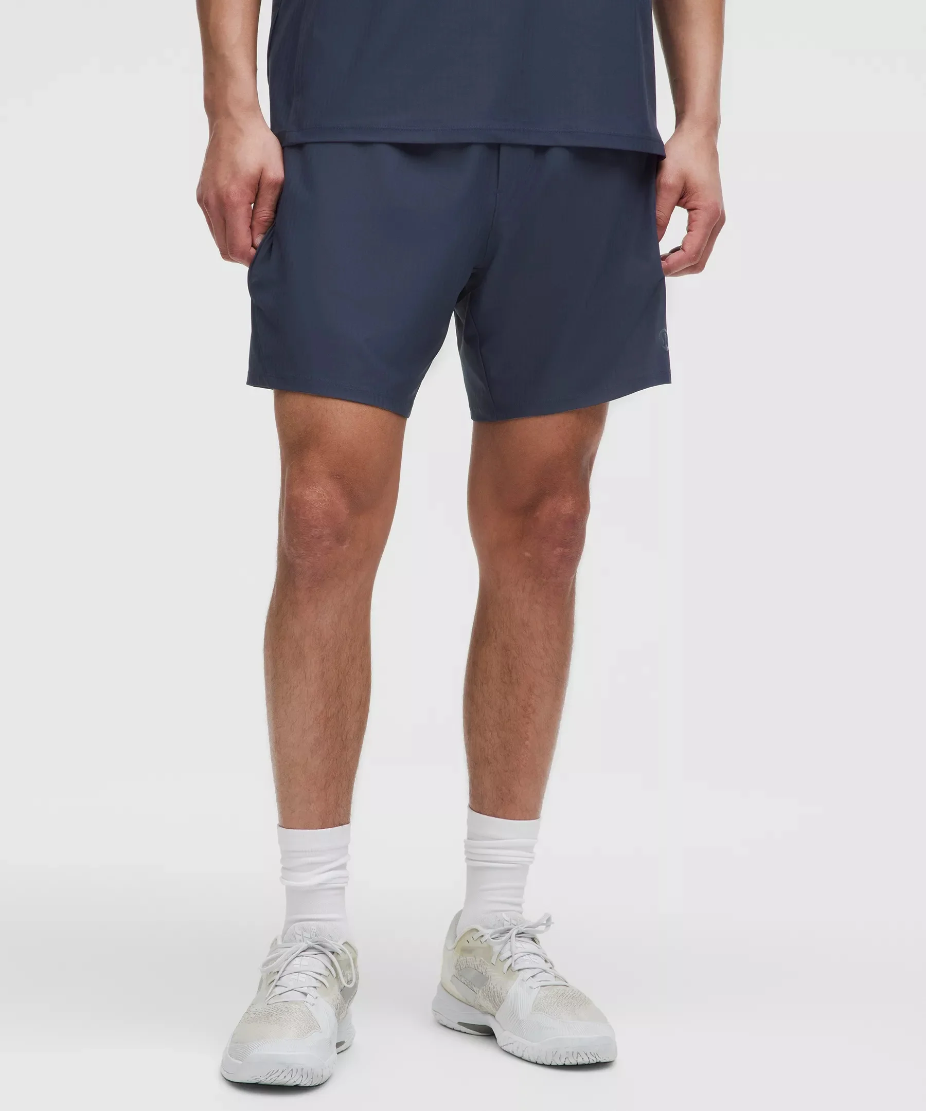 Striped Mesh Tennis Short 7" - 1