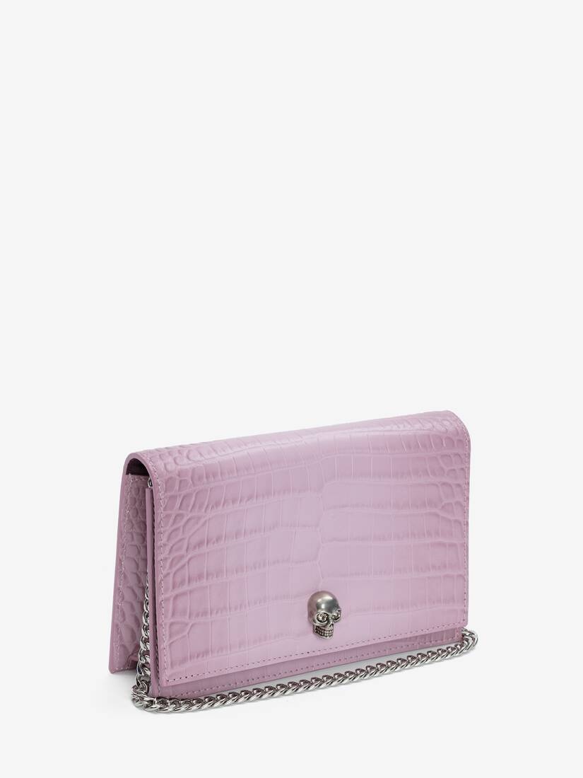 Women's Small Skull Bag in Antique Pink - 2
