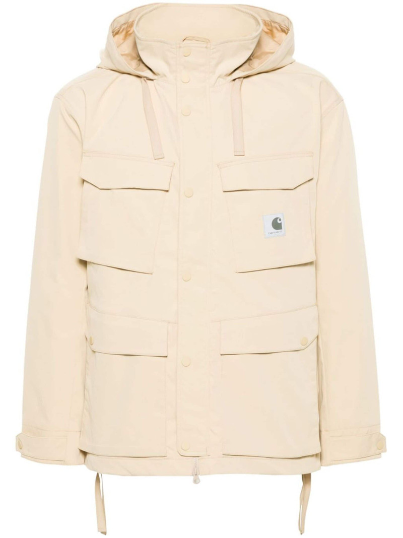 Balto logo-patch hooded jacket 1