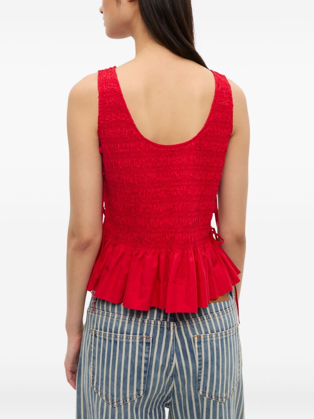 chambray seersucker top - 4