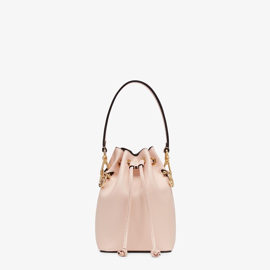 Pink leather mini-bag - 1