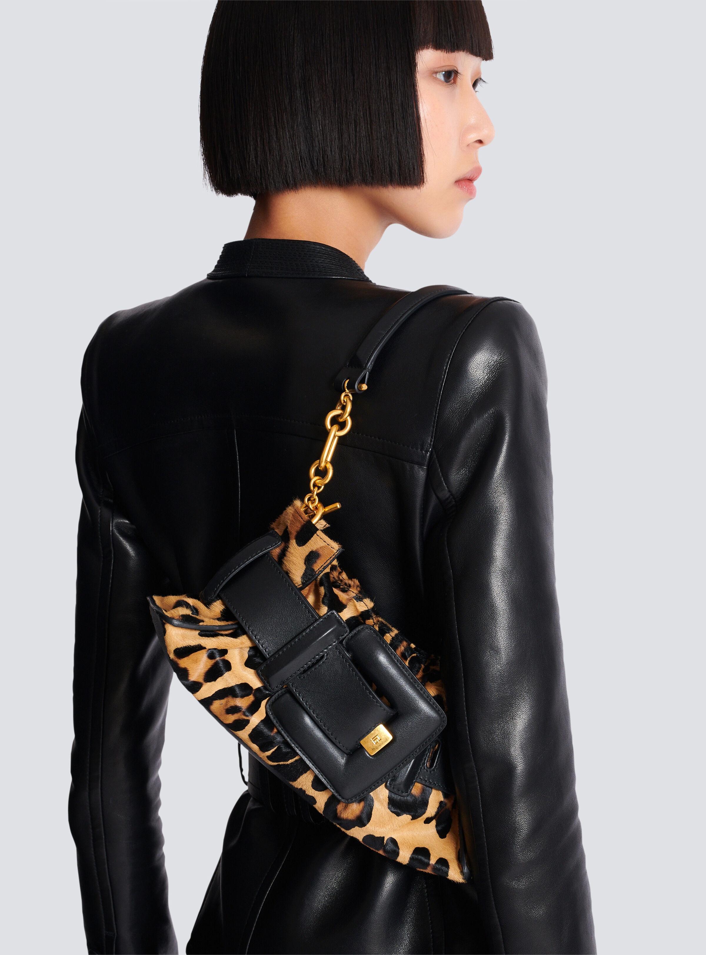 Anthem Mini ponyskin-style leopard print bag - 8