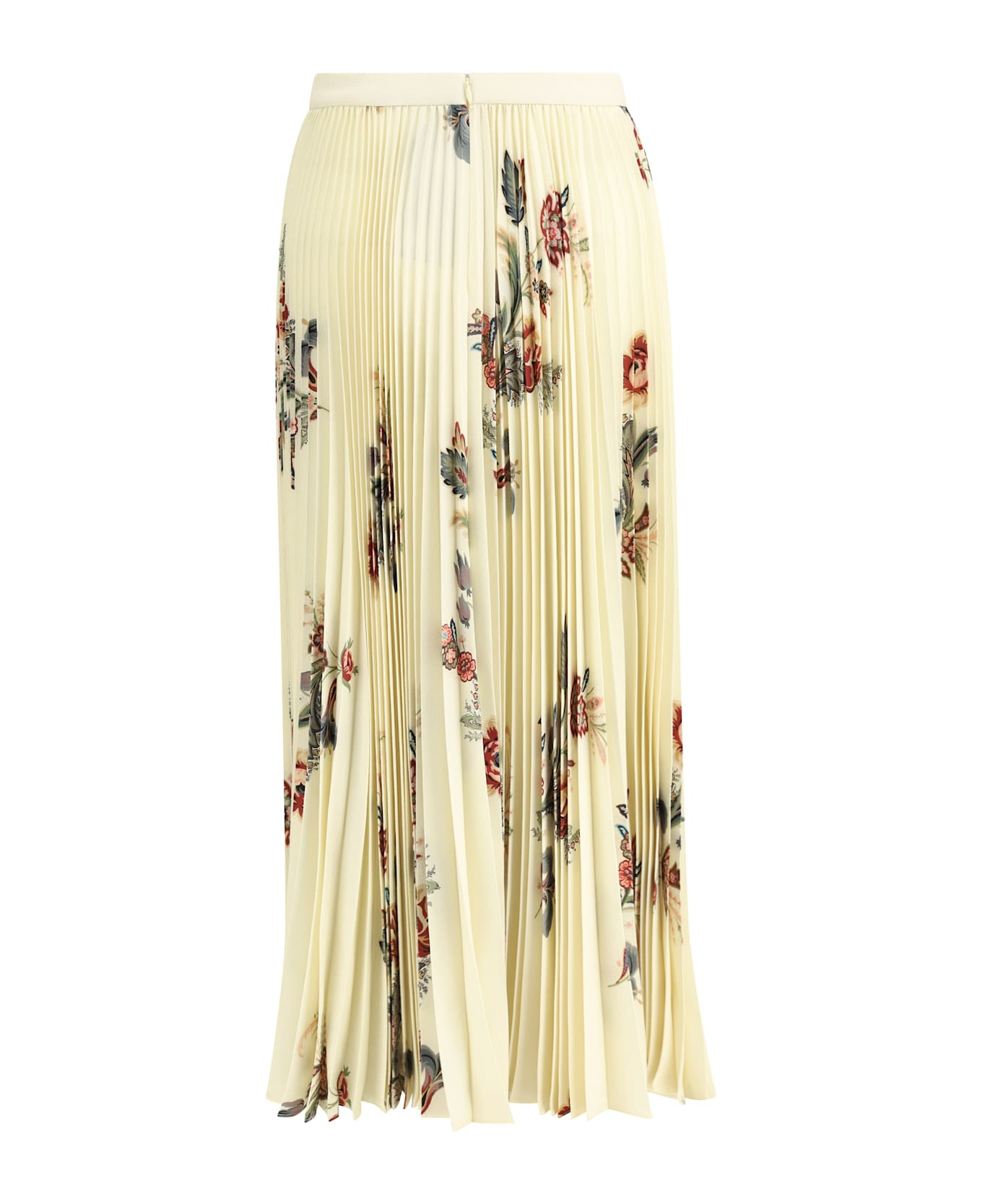 Plissé Midi Skirt - 2
