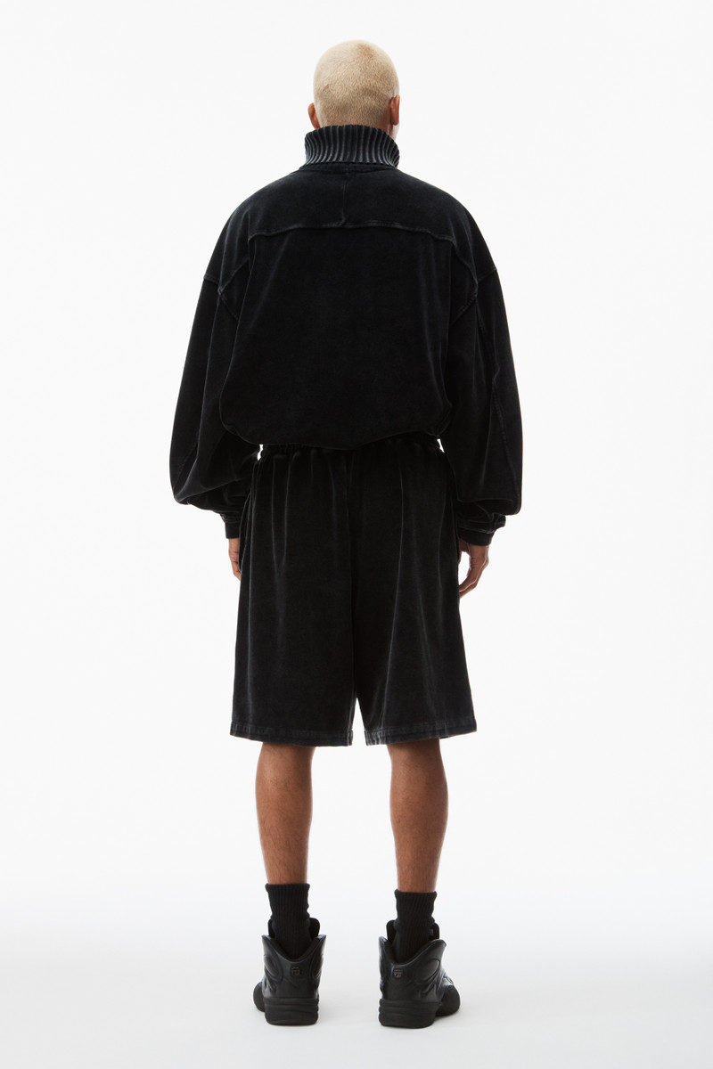 dragon crystal hotfix boxer short in velour 4