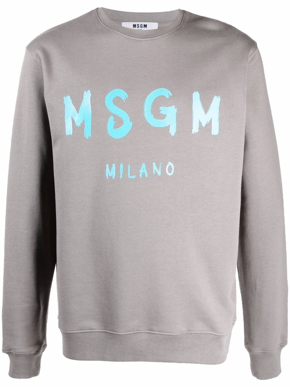 logo print sweatshirt - 1