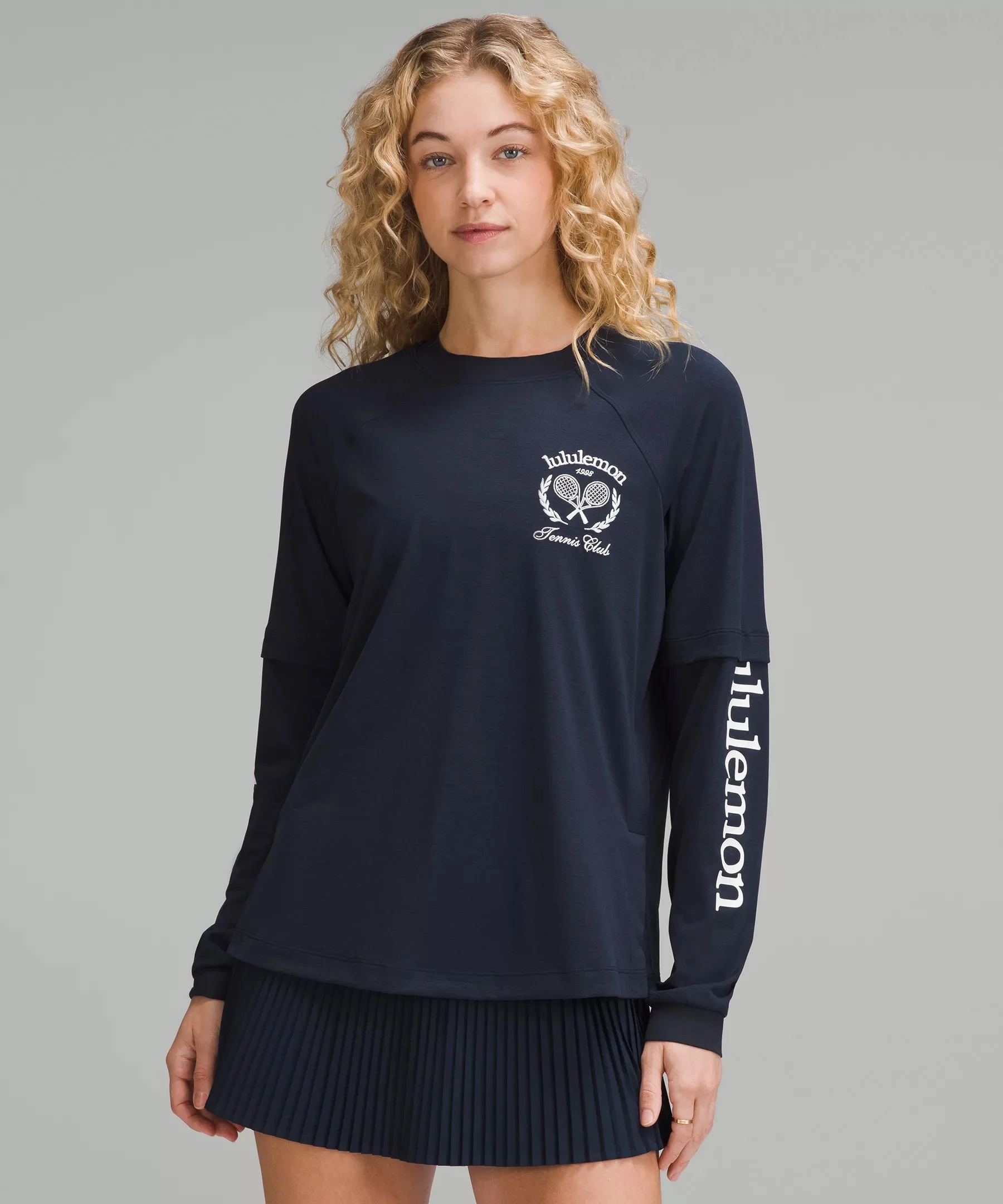 Layered Long-Sleeve T-Shirt *Tennis Club - 1