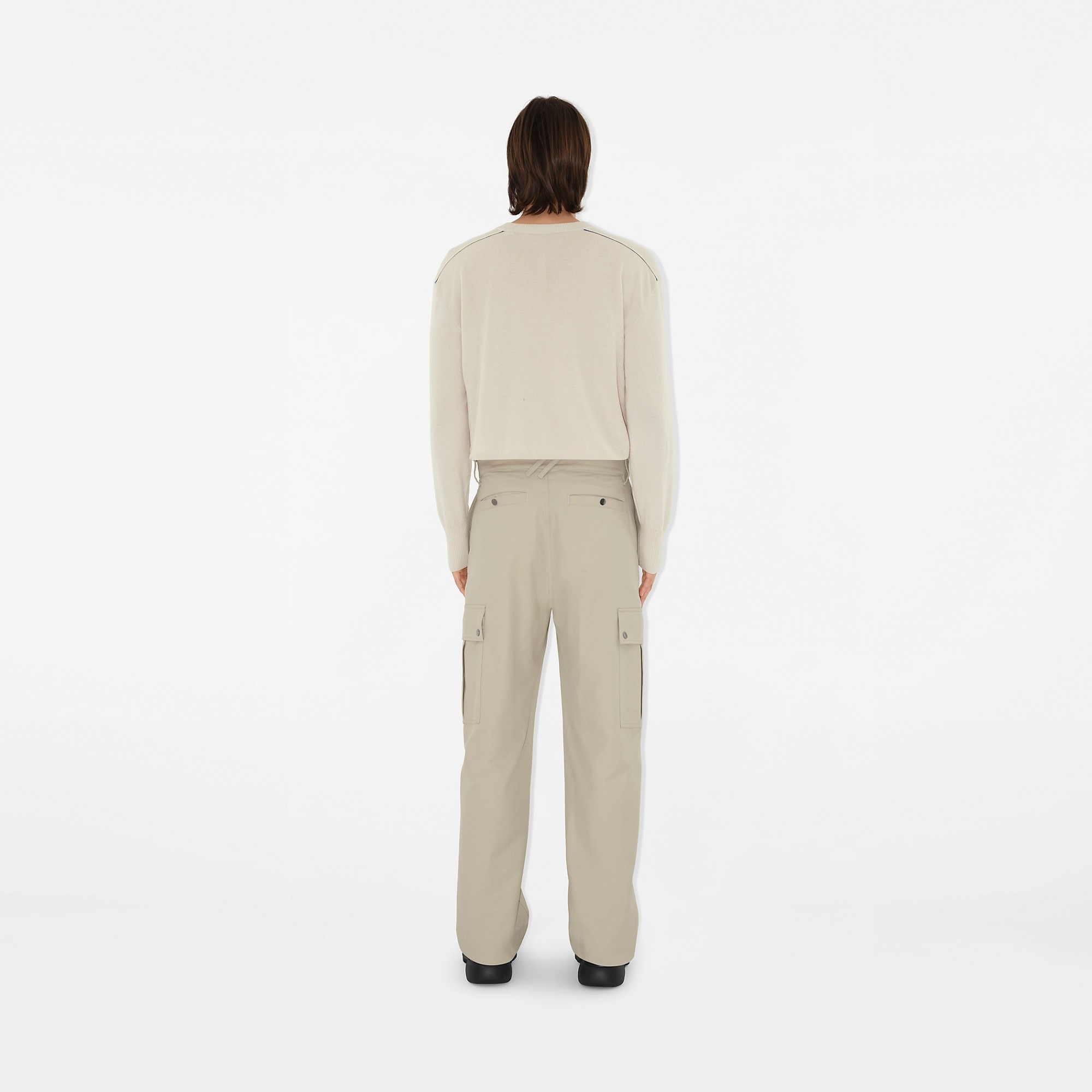 Cotton Blend Cargo Trousers - 4