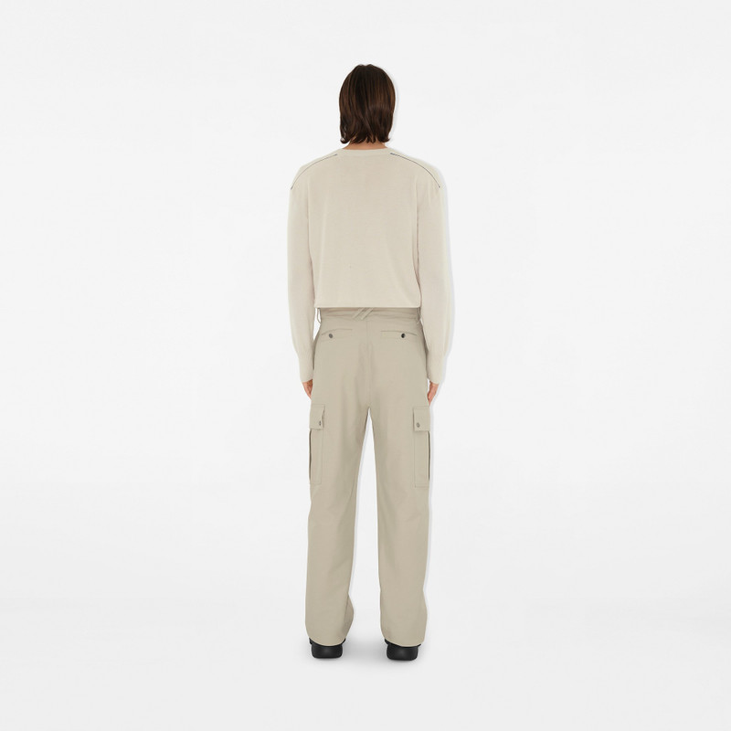 Cotton Blend Cargo Trousers 4