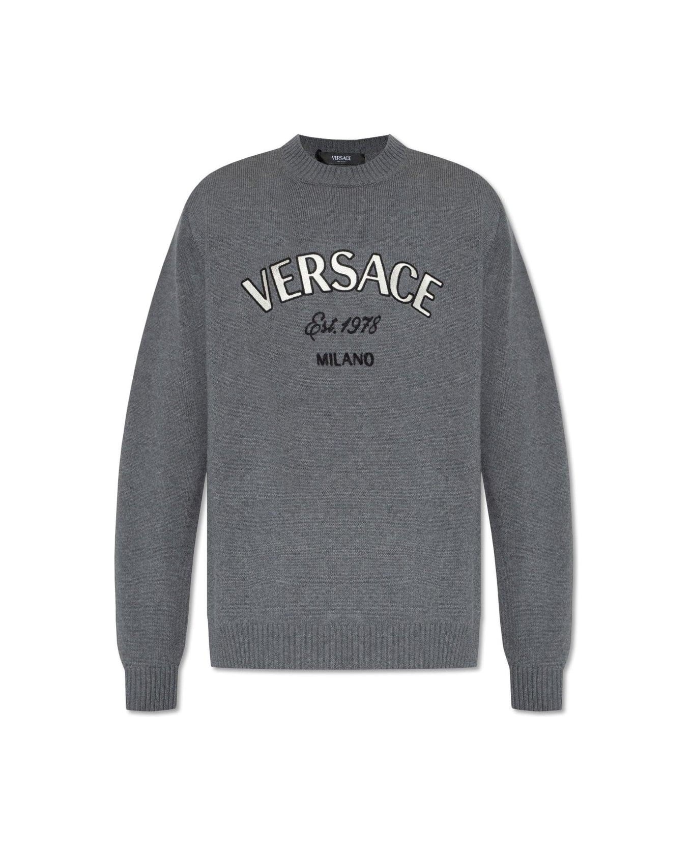 Logo-embroidered Crewneck Jumper - 1