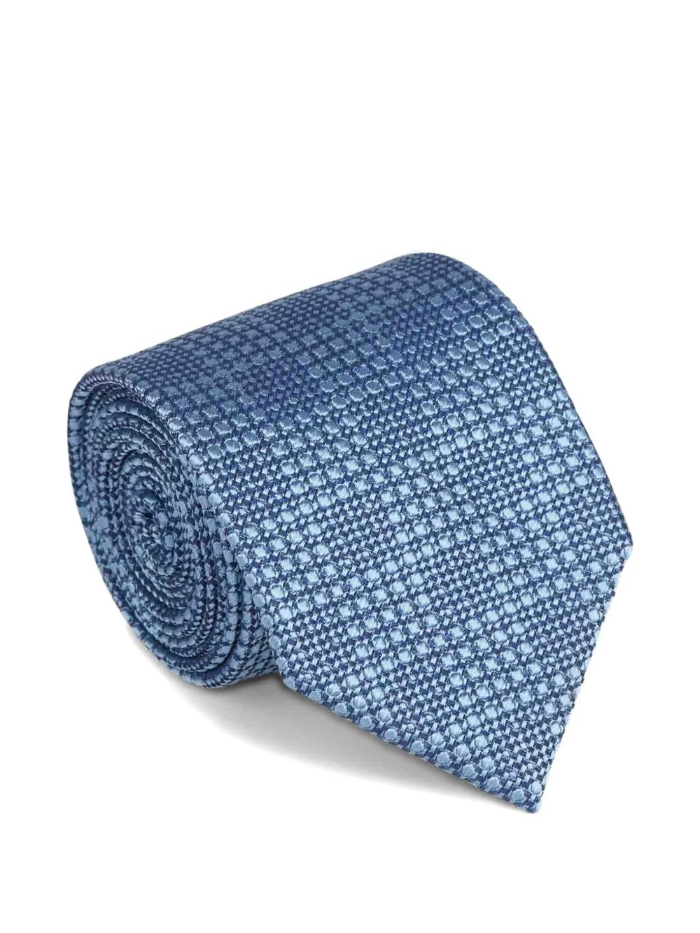 textured silk tie - 1