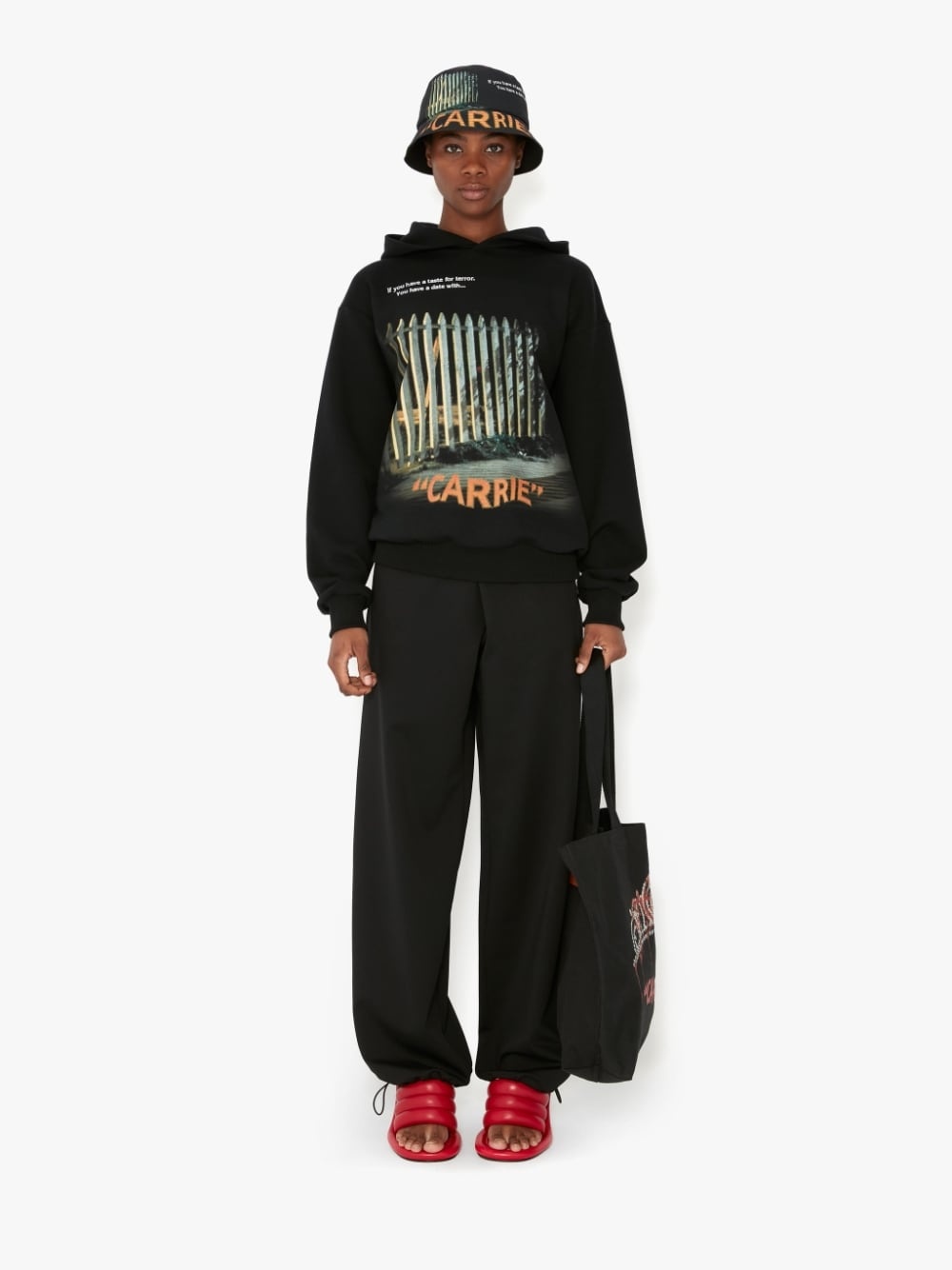 CARRIE - GATE PRINT HOODIE - 2