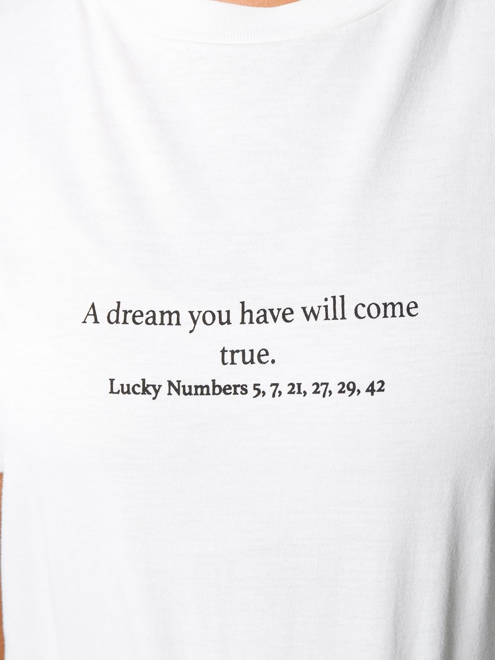 lucky numbers T-shirt - 5