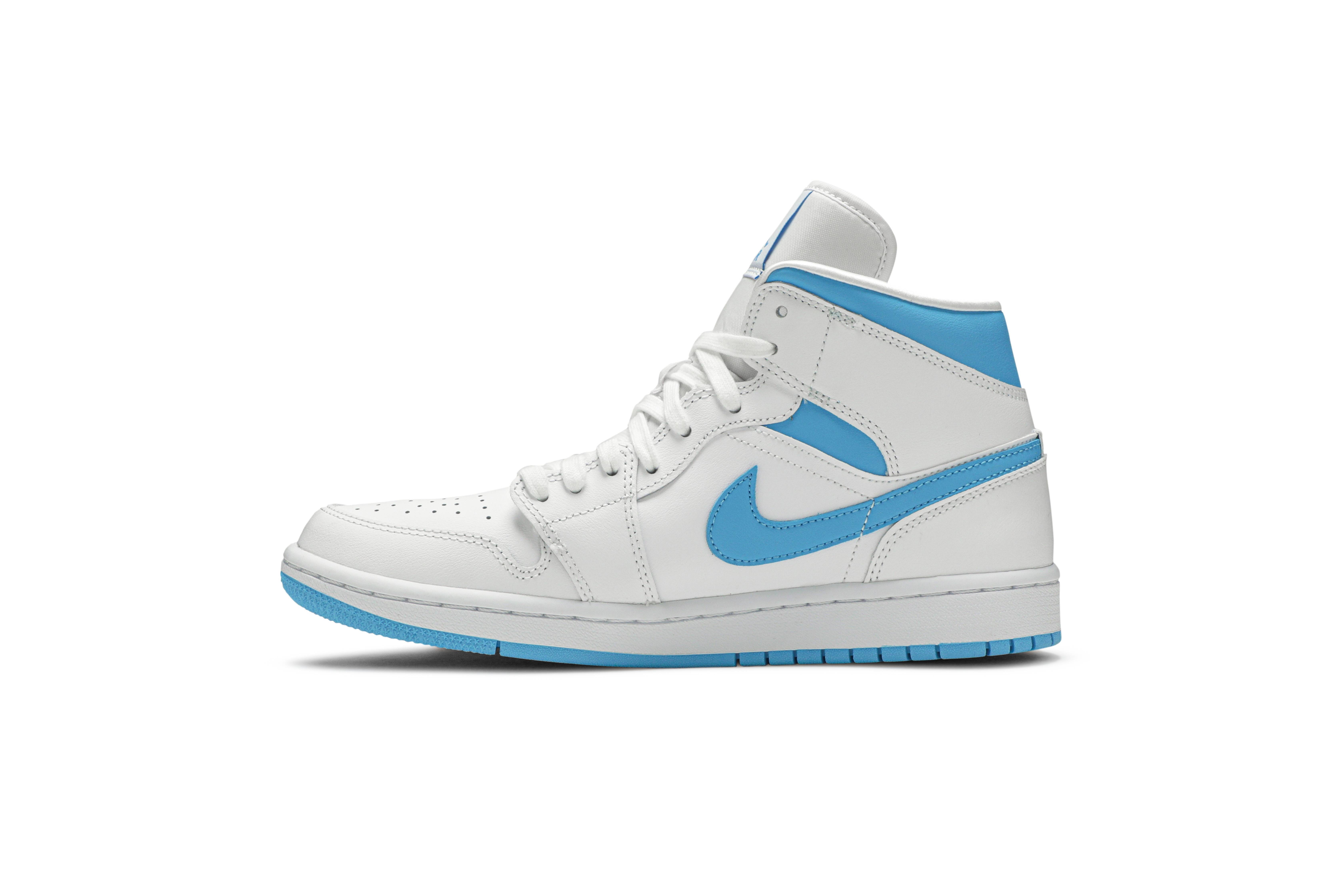 Wmns Air Jordan 1 Mid 'UNC' - 3