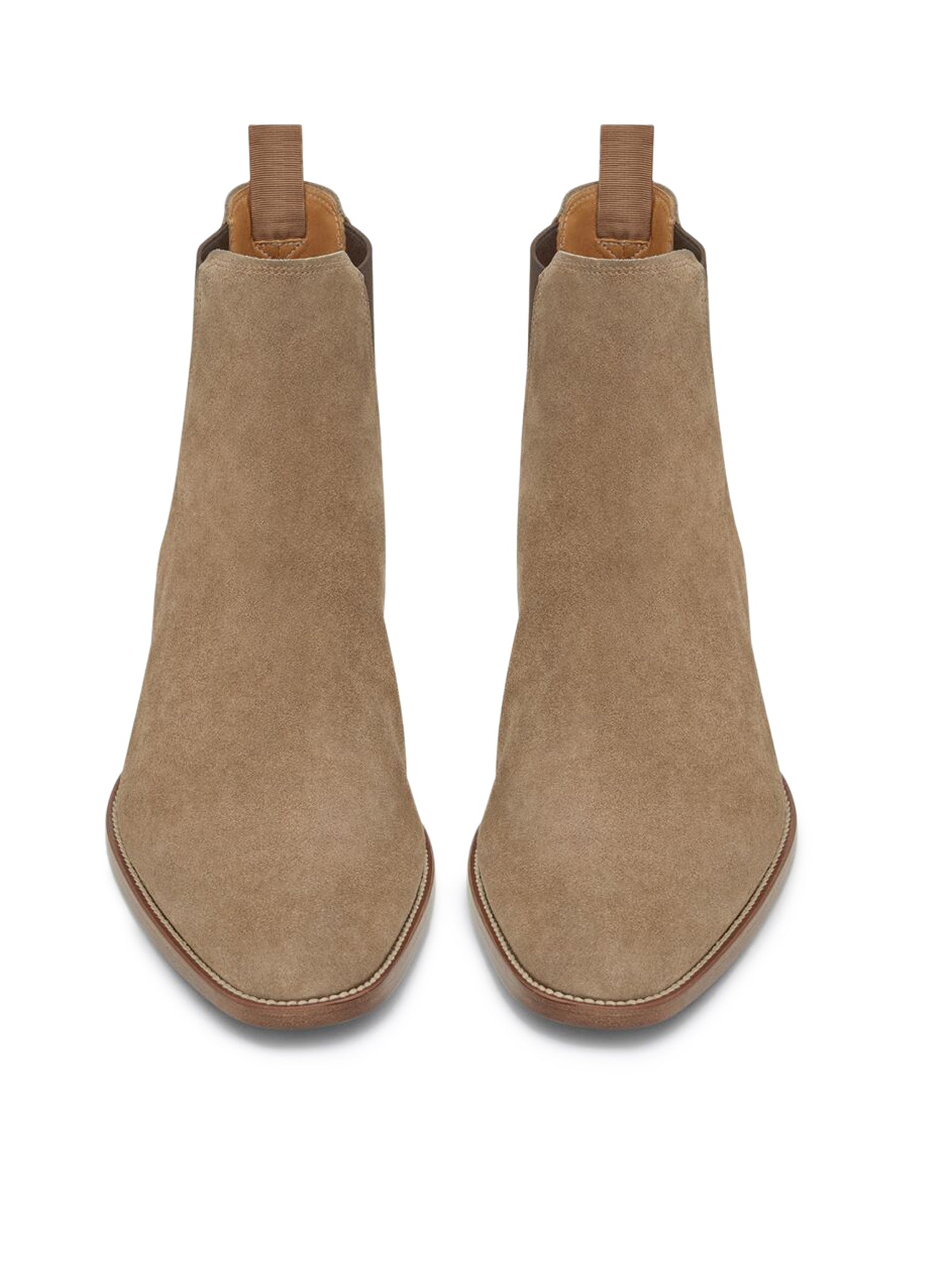 TOBACCO-COLORED WYATT 30 CHELSEA BOOTS IN SUEDE - 3