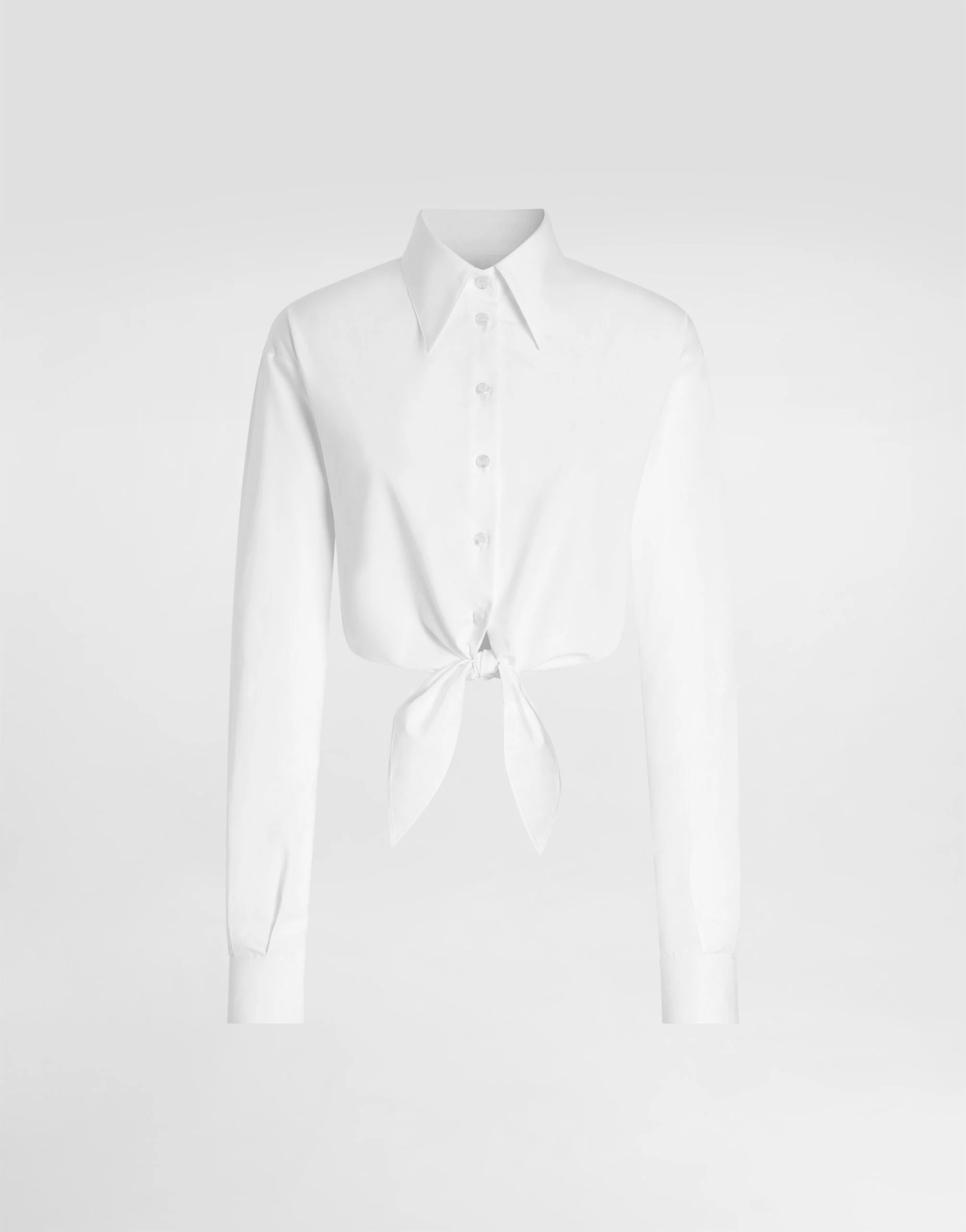 Cotton poplin shirt - 1