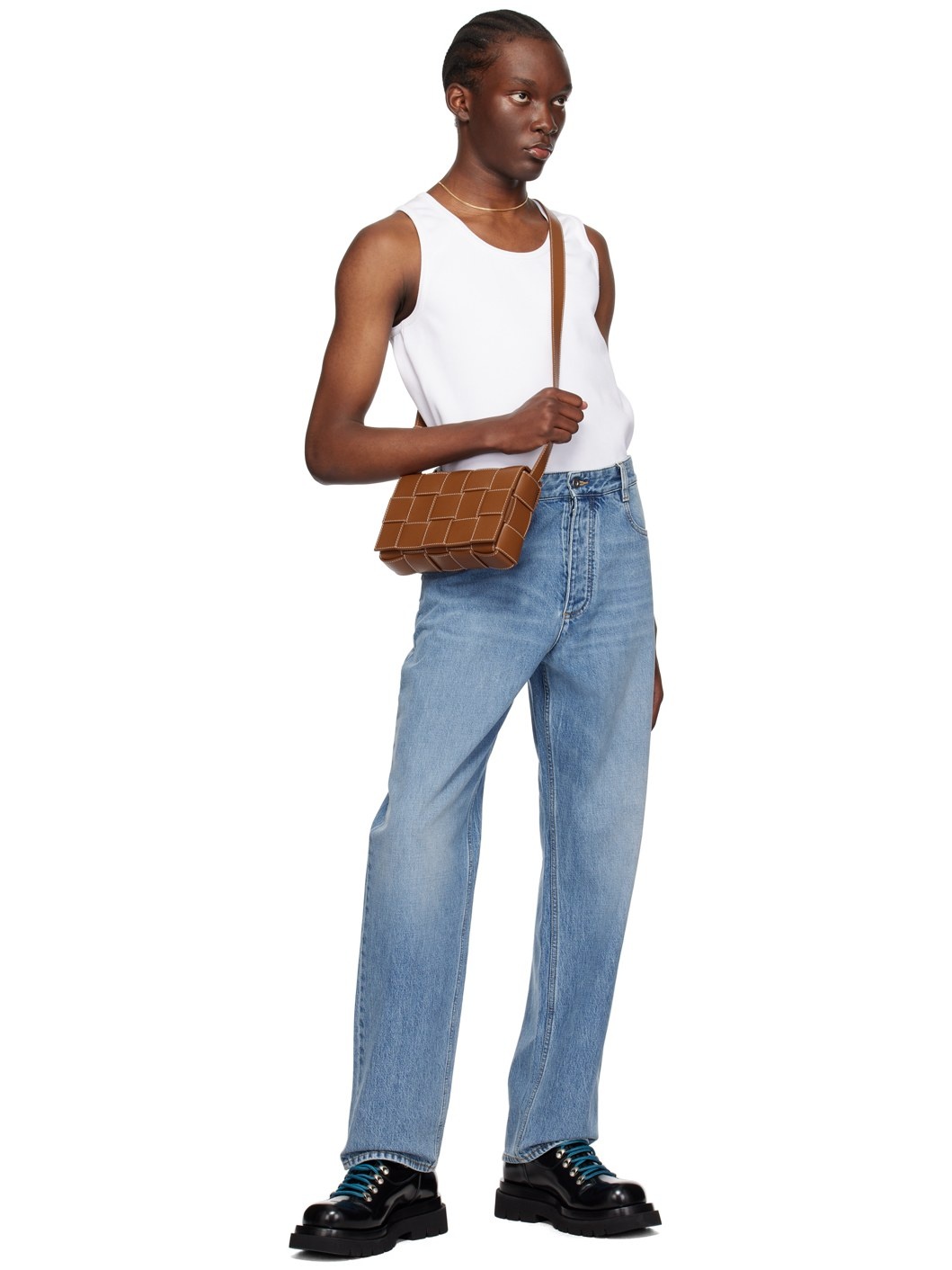 White Rib Tank Top - 5