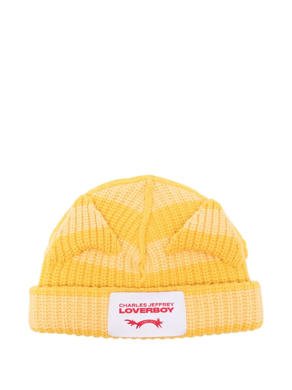 Chunky Ears logo-patch beanie hat - 1