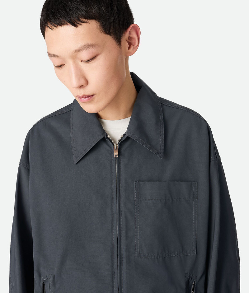 Resinated Cotton Blouson 4