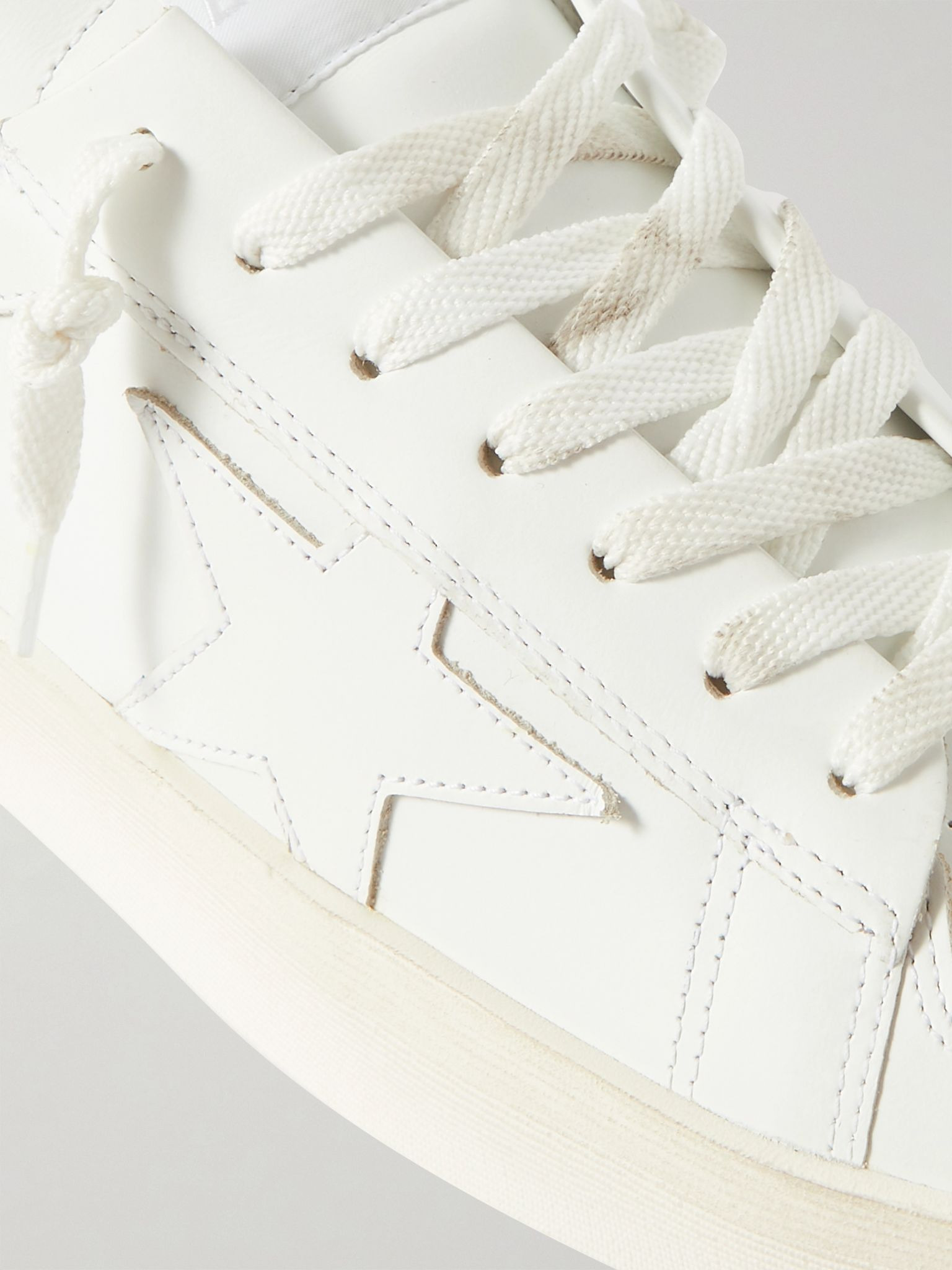 Stardan Leather Sneakers White - 6
