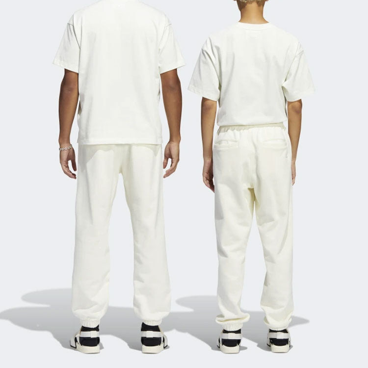adidas originals x Pharrell Williams Crossover Solid Color Loose Bundle Feet Sports Pants/Trousers/J - 4
