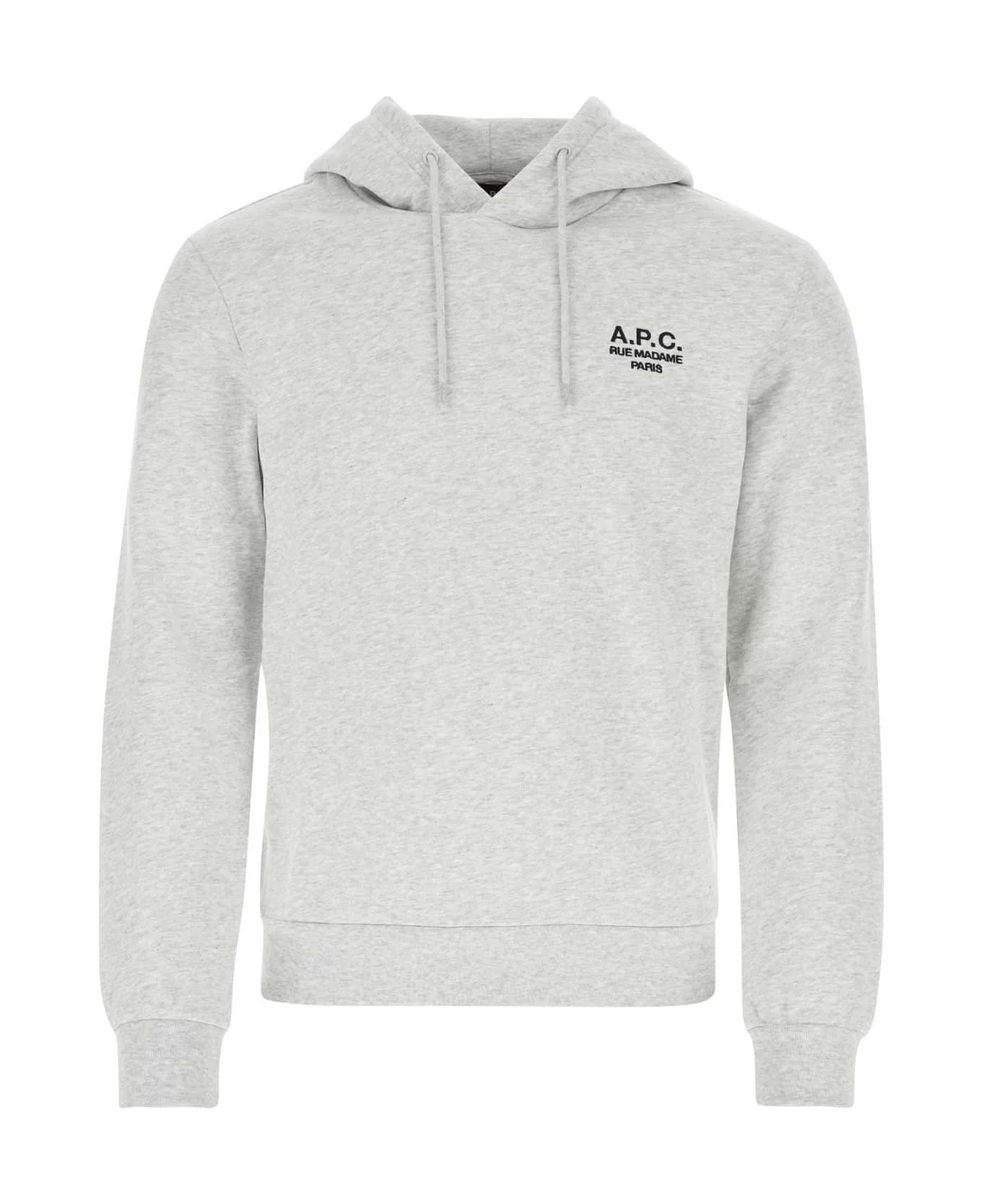 Melange Grey Cotton Sweatshirt - 1