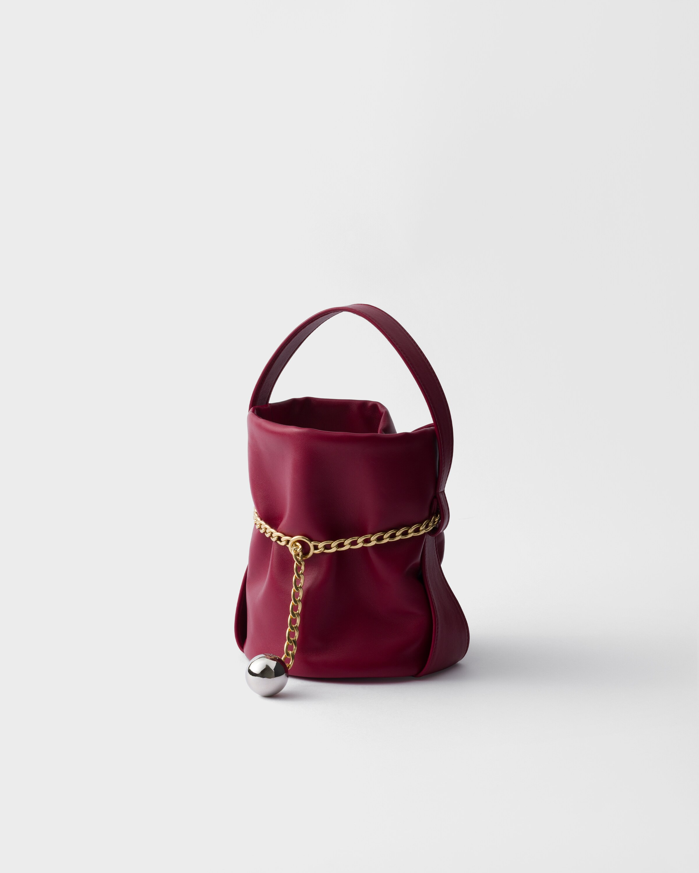Petit Sac Noir nappa leather mini-bucket bag - 2