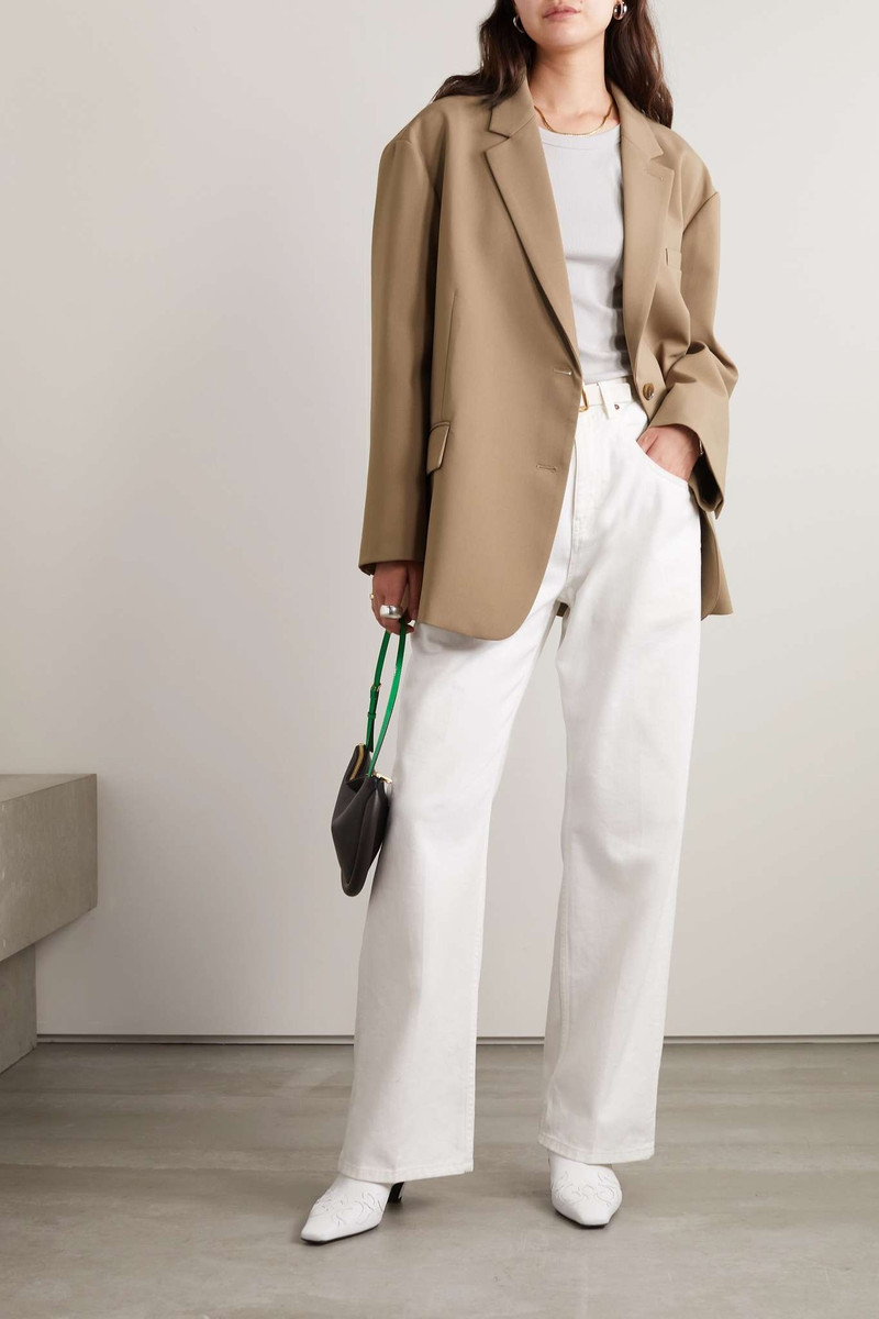 The Frankie Shop Bea crepe blazer outlook