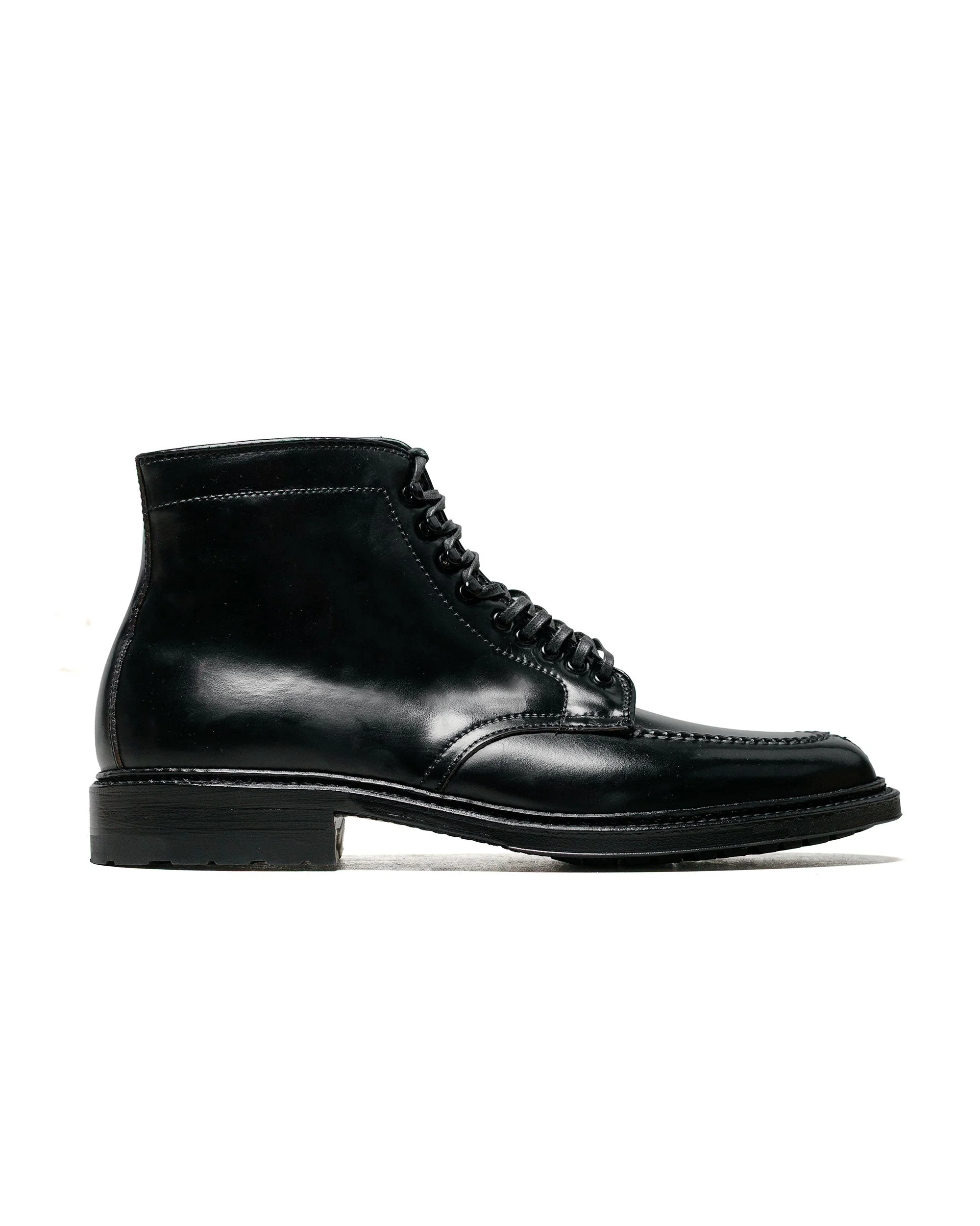 Black Cordovan Tanker Boot with Commando Sole - 1