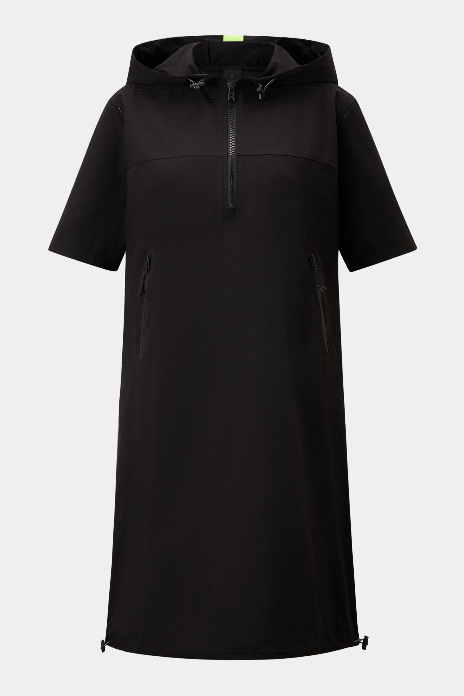 Valerie hoodie dress in Black - 1