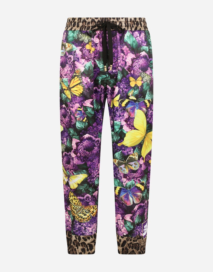 Jogging pants with butterfly print - 3