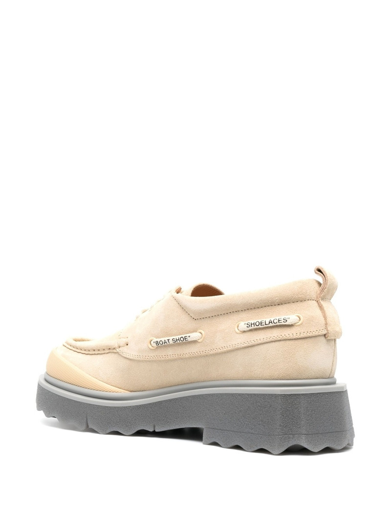 lace-up chunky loafers 3